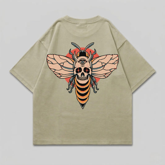 Mystic Skull Bee Third Eye Graphic Sun Circle product type