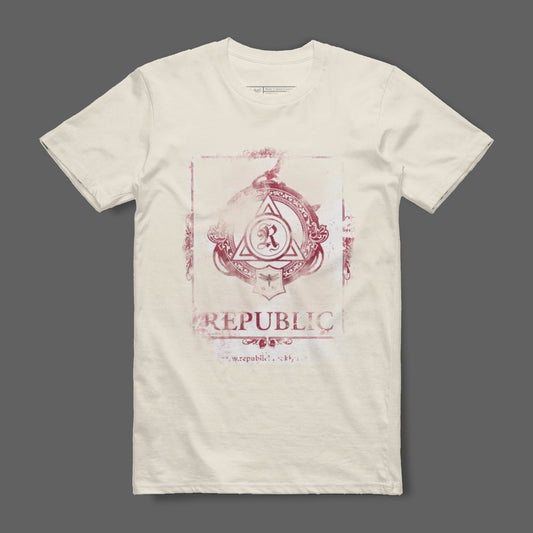Vintage Republic Graphic Tee with Artistic Design
