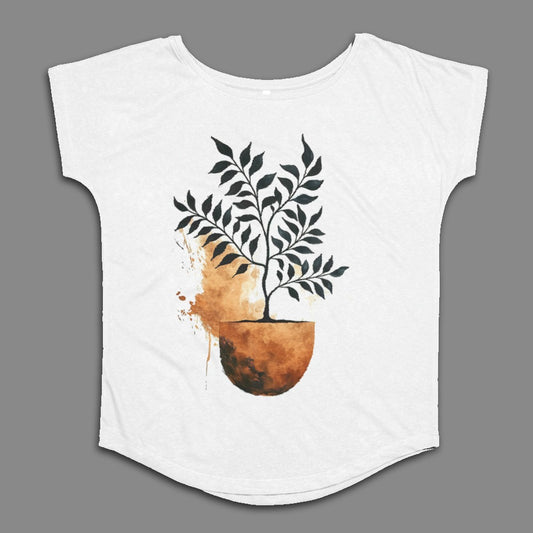 Artful Plant Design Short Sleeve T-Shirt