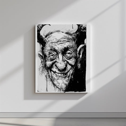 Quadro canvas diavle
