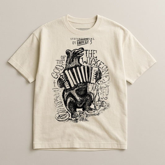 The Wickedness Extreme Bear Playing Accordion product type