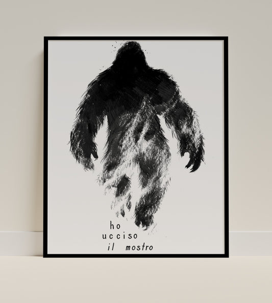 Ho Ucciso Il Mostro Art Print for Home Decor