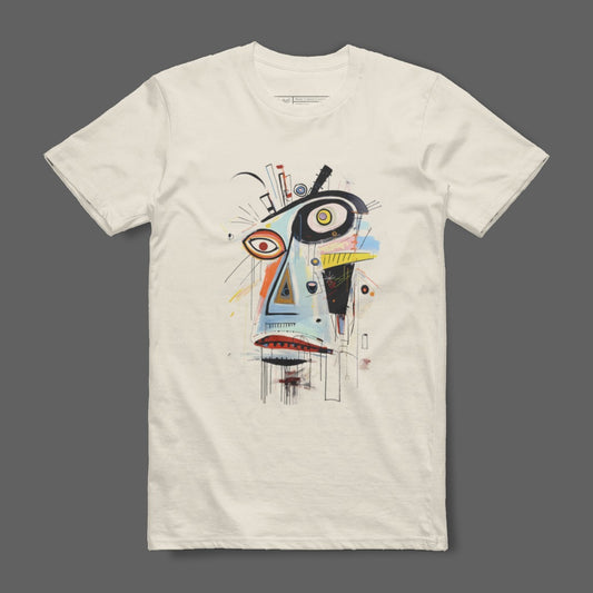 Abstract Face Colorful Design T-shirts