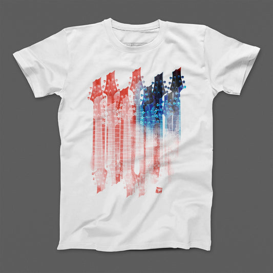 T-shirt donna boyfriend guitar_usa