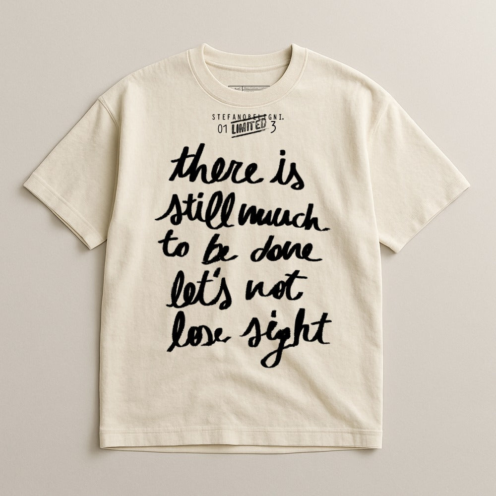 Motivational Quote Graphic Tee with Artistic Design
