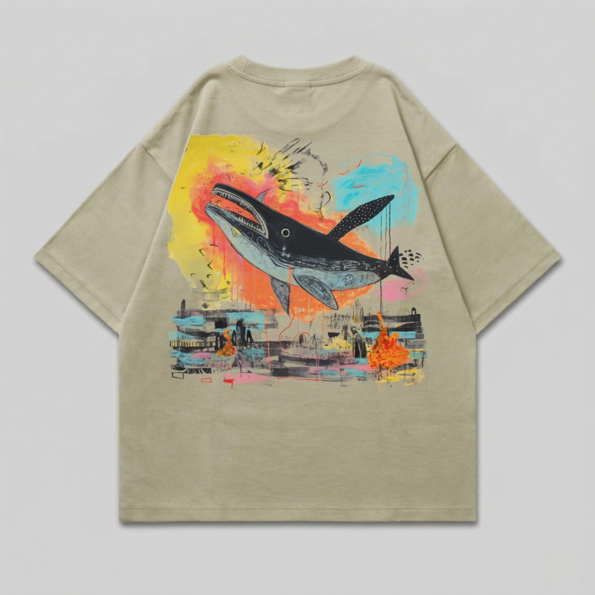Urban Street Whale Graphic Abstract Design product type