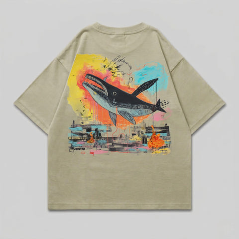 Urban Street Whale Graphic Abstract Design product type
