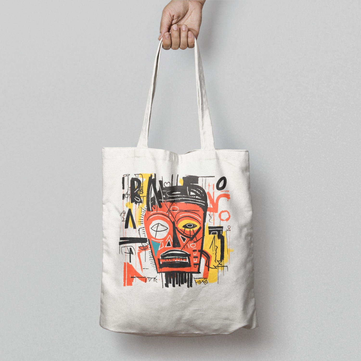 Colorful Abstract Mask Design Tote Bag Product