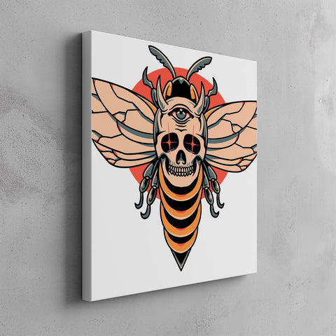 Quadro canvas devil-bee