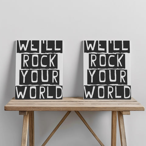 Quadro canvas Rock