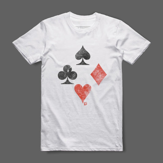 Vintage Playing Card Suits Graphic T-Shirt product