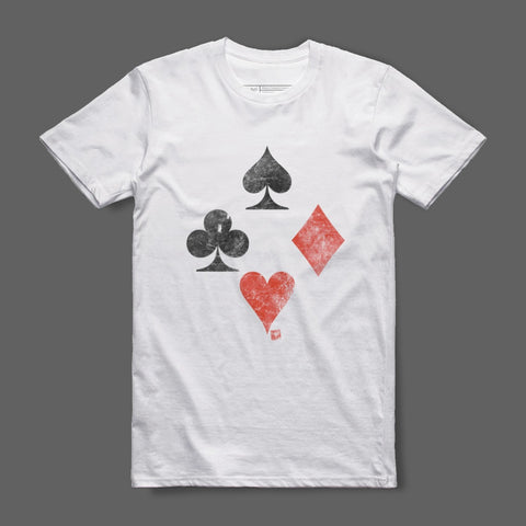 Vintage Playing Card Suits Graphic T-Shirt product