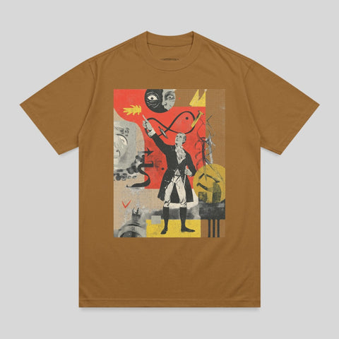 Abstract Art Man Pointing Vintage Graphic Design T-Shirt product type