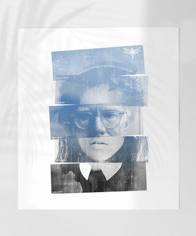 Vintage-inspired Artistic Collage Design Poster Print