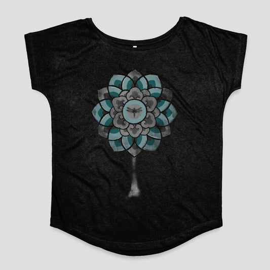 Abstract Floral Design Women's T-Shirt