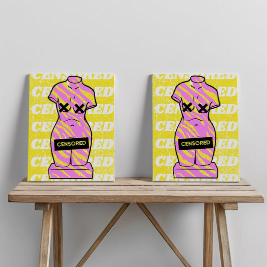 Quadro canvas censored