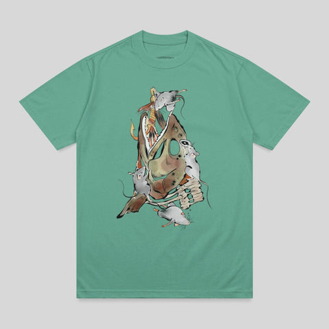 Teal Mint Green Fish Skull Mice Rats Lure Graphic product type