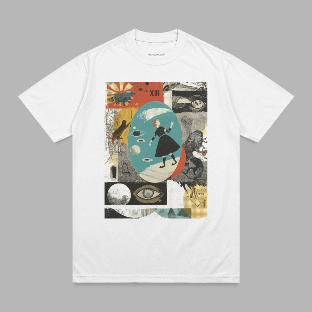 Surreal Collage Woman XII Eye Moon Lion Sheep product type