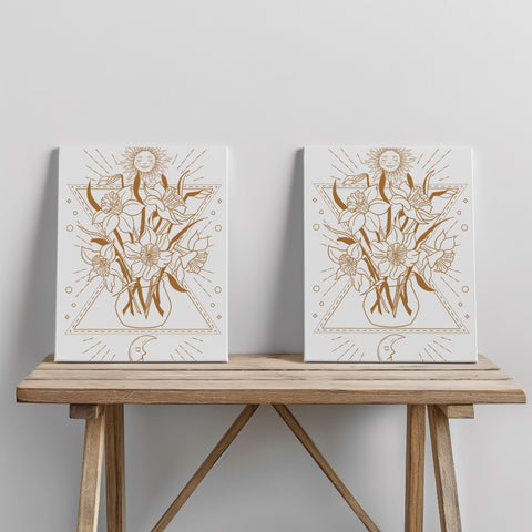 Quadro canvas Green-Witch