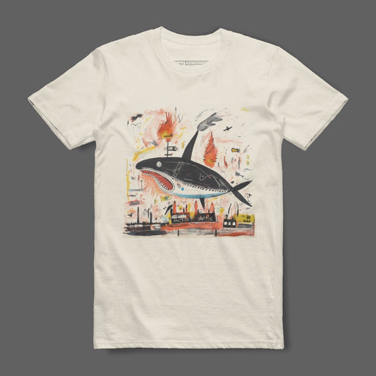 Artistic Fish Design Graphic Men's T-Shirt
