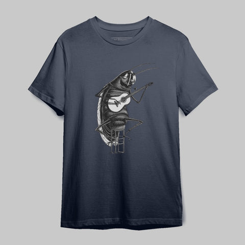 Guitar Playing Insect Graphic T-Shirt Product