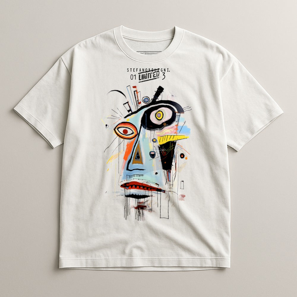 Limited Edition Abstract Art Face Graphic T-Shirt