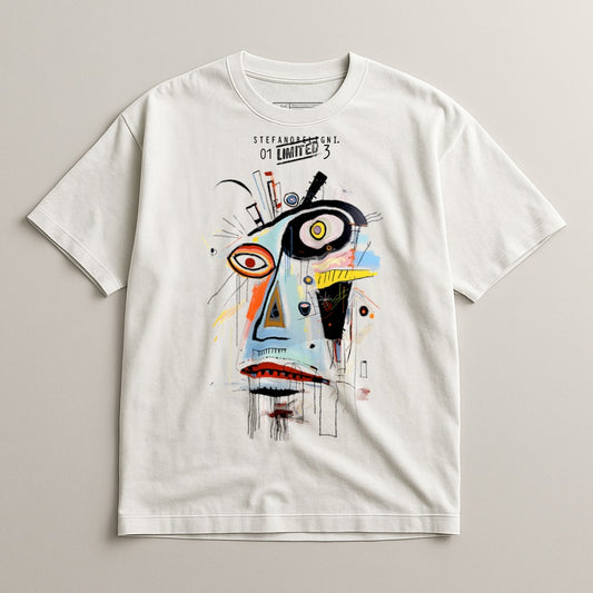 Limited Edition Abstract Art Face Graphic T-Shirt