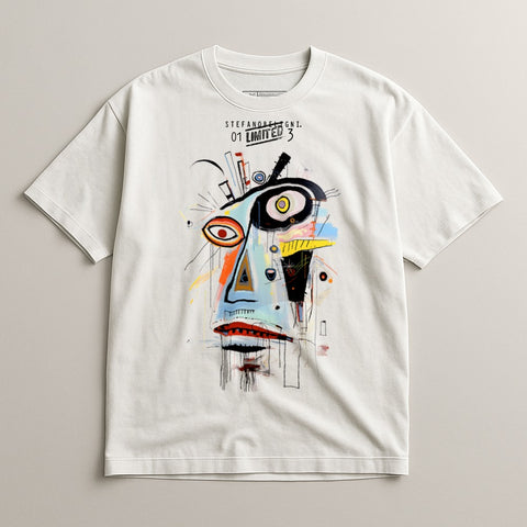Limited Edition Abstract Art Face Graphic T-Shirt