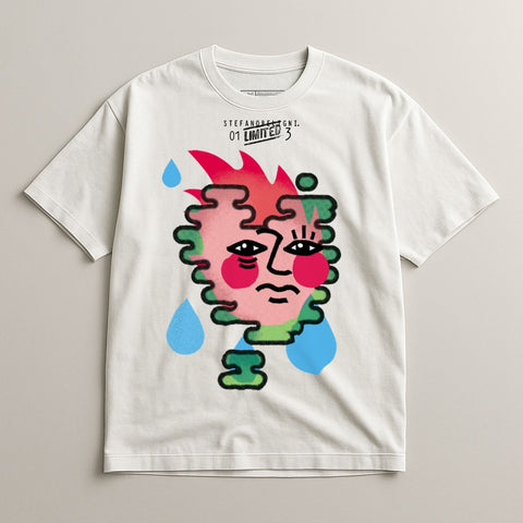 Artistic Abstract Face Graphic Limited Edition Shirt