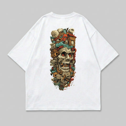 Horrific Skull City Octopus Tentacles Buildings product type