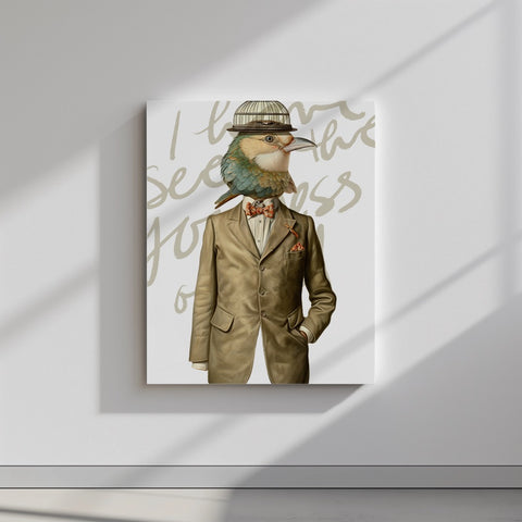 Quadro canvas birdman