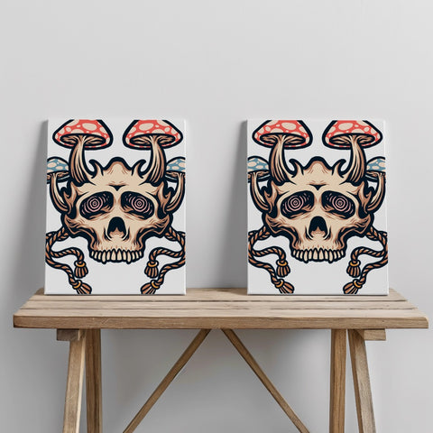 Quadro canvas mask-mushroom