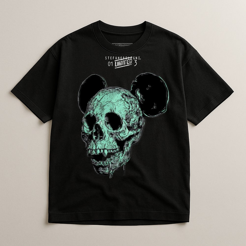 Skull with Ears Limited Edition Graphic T-Shirt