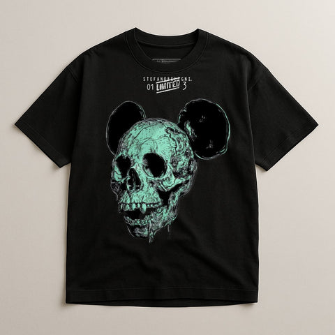 Skull with Ears Limited Edition Graphic T-Shirt