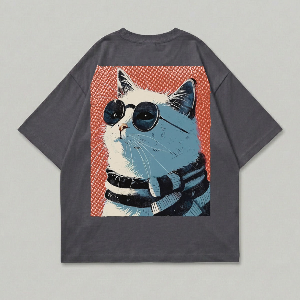 Cool Cat Sunglasses Scarf Retro Pop Art T-shirt product type
