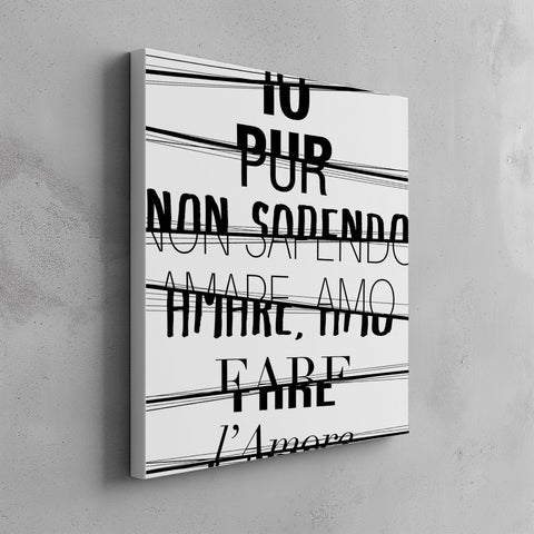 Quadro canvas amar