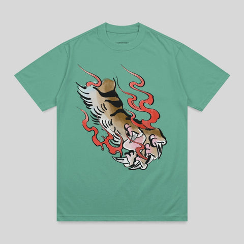Fierce Tiger Paw Flame Design Unique Graphic product type