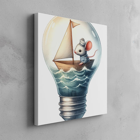 Quadro canvas sailor-mouse
