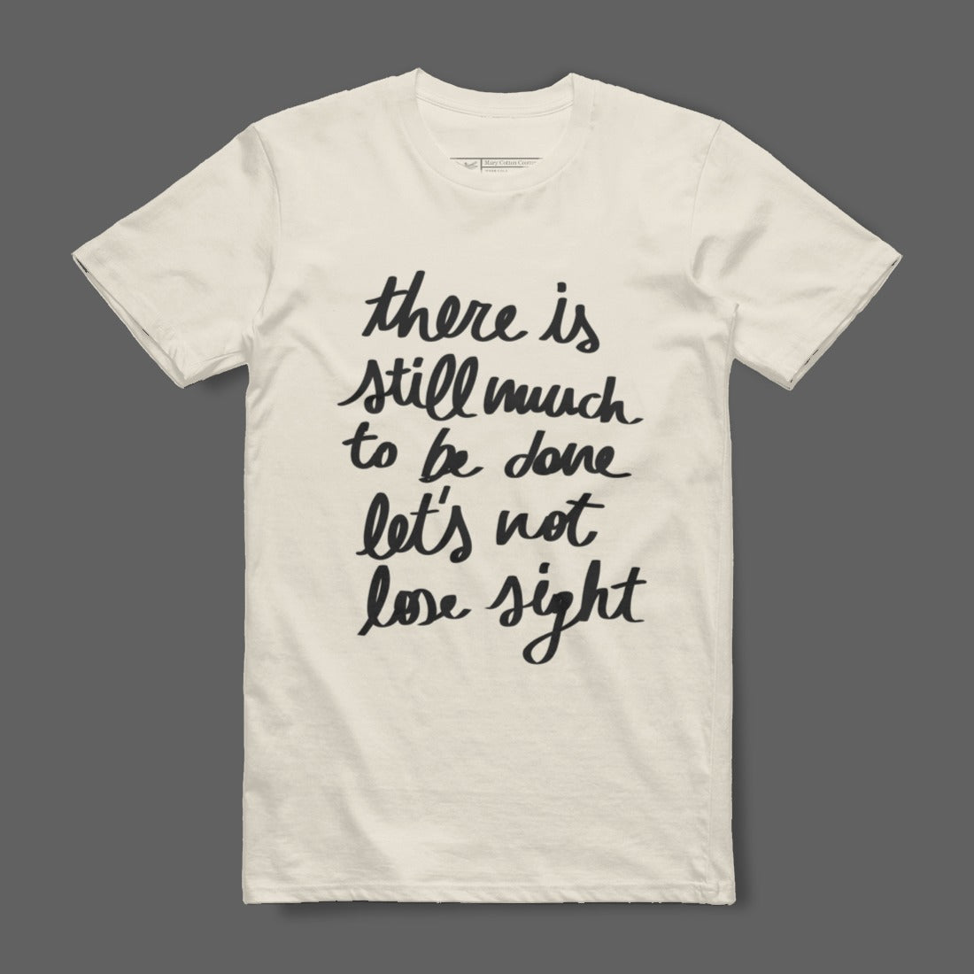 There is still much to be done let's not lose sight product