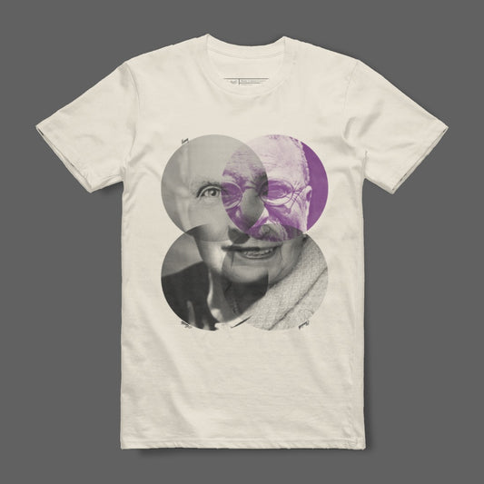 Unique Mixed Portrait Graphic Tee Shirt