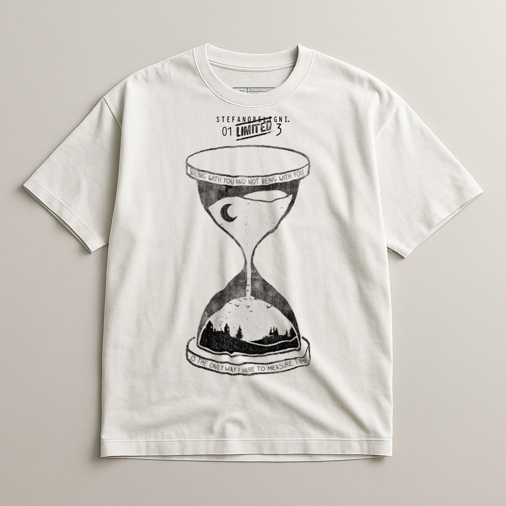 Limited Edition Hourglass Graphic Printed T-shirt