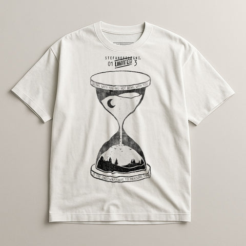 Limited Edition Hourglass Graphic Printed T-shirt
