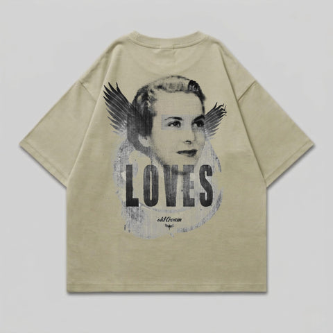 Angelic Pixel Face Wings Print LOVES old dream product type