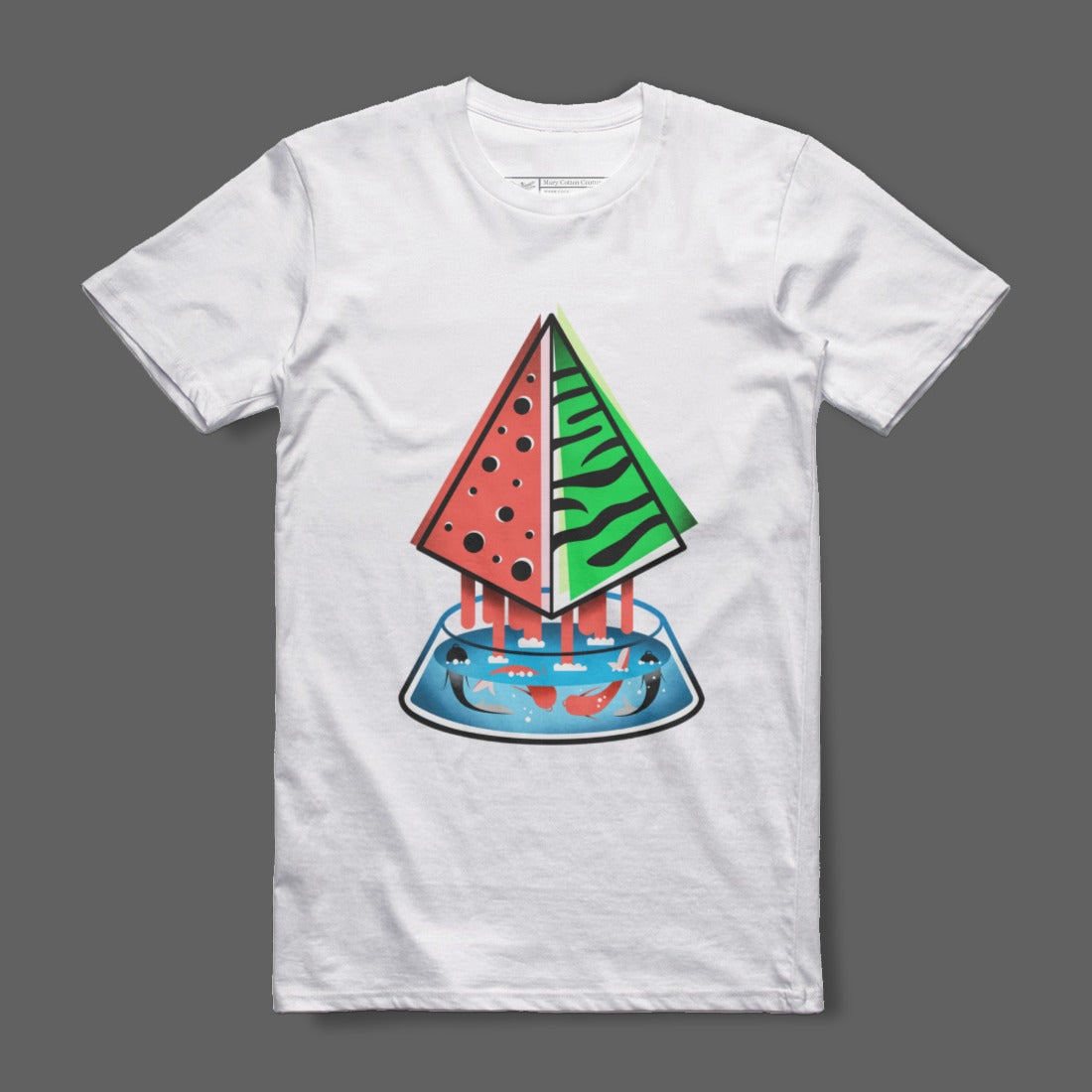 Geometric Animal Graphic Tee for Unique Style