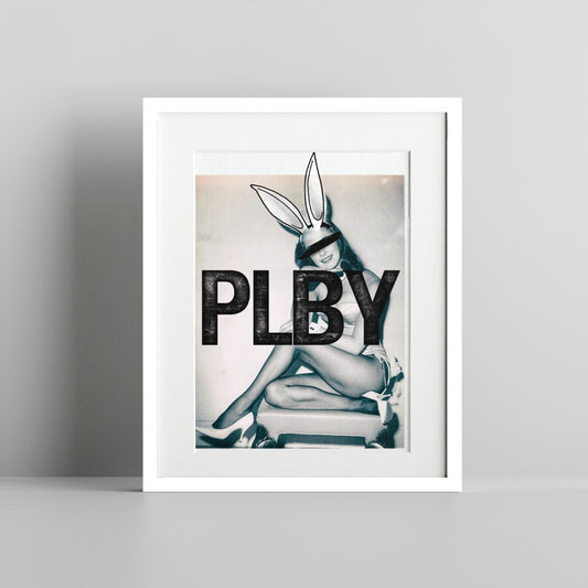 Vintage Inspired PLBY Art Print Wall Decor for Home