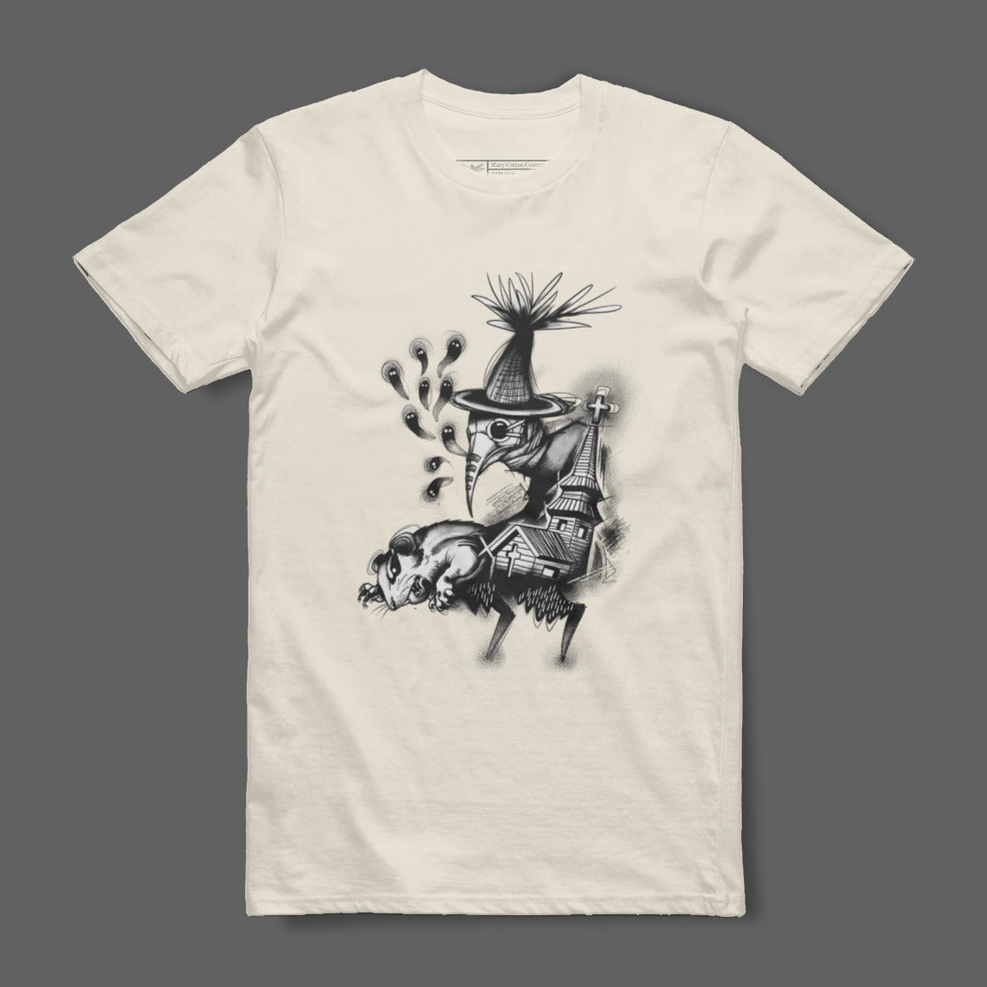 Unique Creature Art Graphic Tee for Stylish Looks