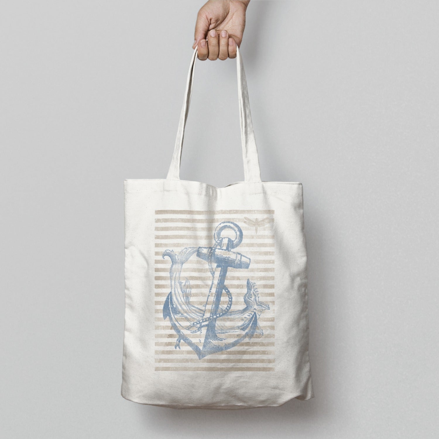 Nautical Anchor Print Tote Bag for Everyday Use