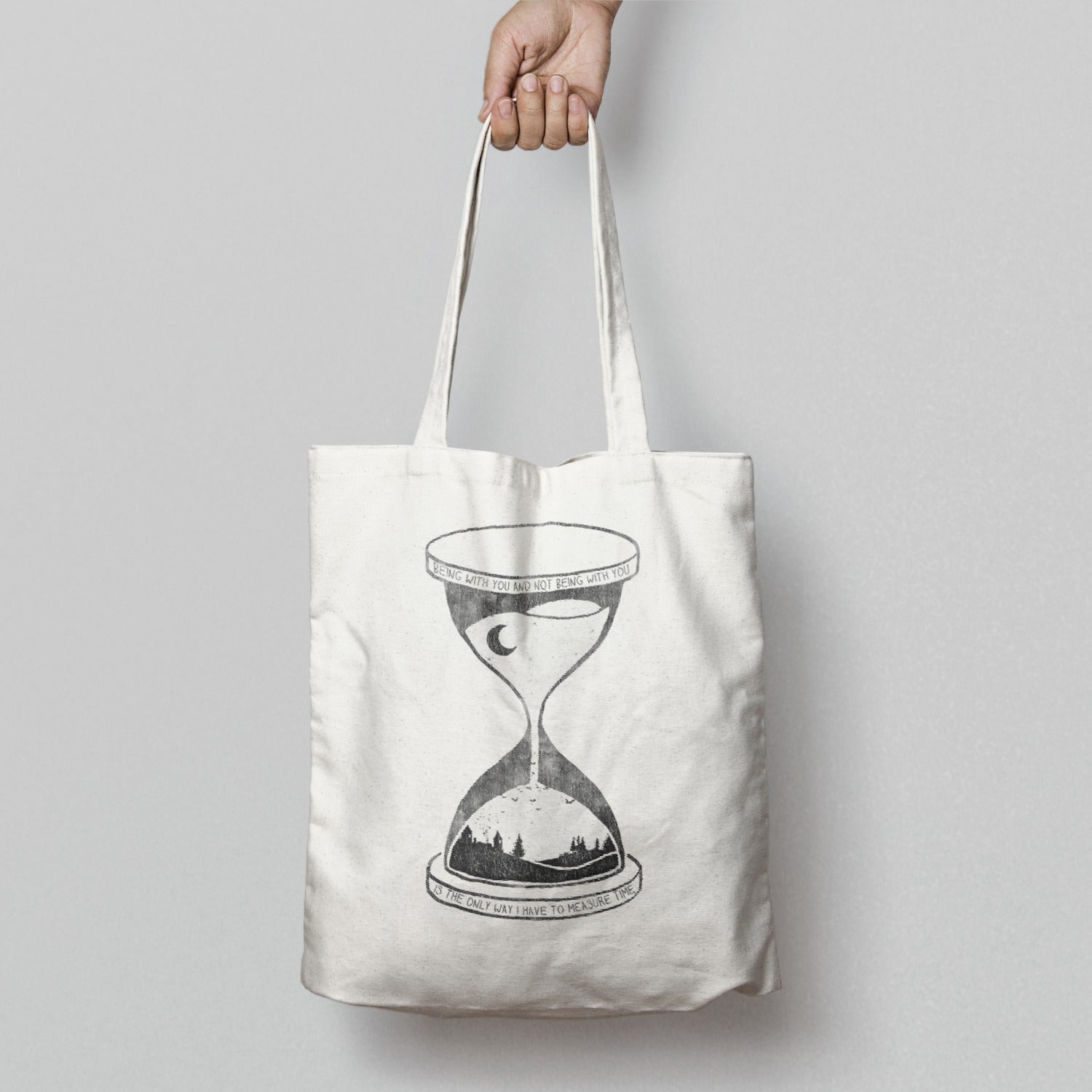 Unique Artistic Hourglass Design Tote Bag