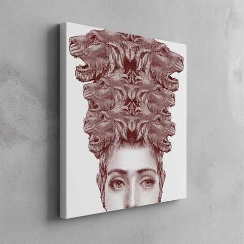 Quadro canvas head