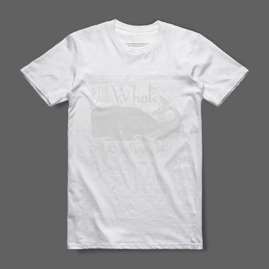 White Graphic Tee With Elephant Design